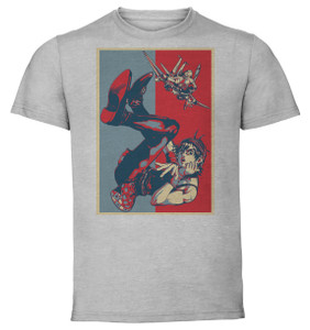 T-Shirt Unisex - Grey - Propaganda Full - Jojo's Bizarre Adventures - Narancia T-Shirt Unisex - Grey - Propaganda Full - Jojo's Bizarre Adventures - Narancia