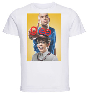 T-Shirt Unisex - White - TV Series - Glee - Artie Abrams & Noah Puckerman