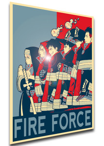 Poster - Propaganda - Fire Force - Group Poster - Propaganda - Fire Force - Group