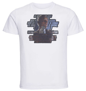 T-Shirt Unisex - White - Wall of Text - Citazione - Film Blade Runner - Rutger Hauer - Lacrime nella Pioggia ITA T-Shirt Unisex - White - Wall of Text - Citazione - Film Blade Runner - Rutger Hauer - Lacrime nella Pioggia ITA