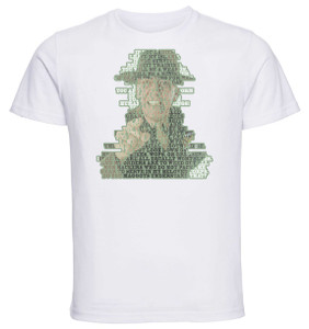 T-Shirt Unisex - White - Wall of Text - Film - Full Metal Jacket - Gunnery Sergeant Hartman - Welcome Speech T-Shirt Unisex - White - Wall of Text - Film - Full Metal Jacket - Gunnery Sergeant Hartman - Welcome Speech