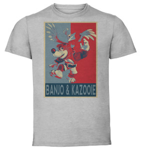T-Shirt Unisex - Grey - Propaganda - Banjo-Kazooie Banjo & Kazooie T-Shirt Unisex - Grey - Propaganda - Banjo-Kazooie Banjo & Kazooie