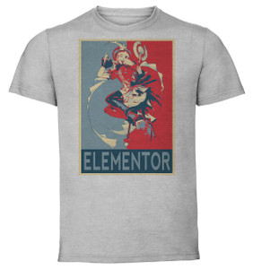T-Shirt Unisex - Grey - Propaganda - Flyff - Female Elementor