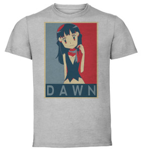 T-Shirt Unisex - Grey - Propaganda - Pokemon - Dawn variant