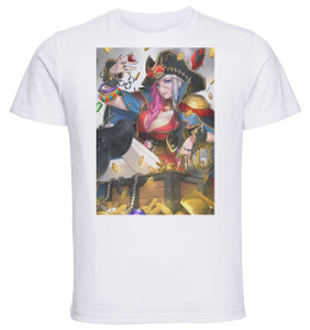 T-Shirt Unisex - White - Fate Grand Order - Francis Drake
