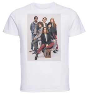 T-Shirt Unisex - White - TV Series - Stranger Things - Cast Characters T-Shirt Unisex - White - TV Series - Stranger Things - Cast Characters