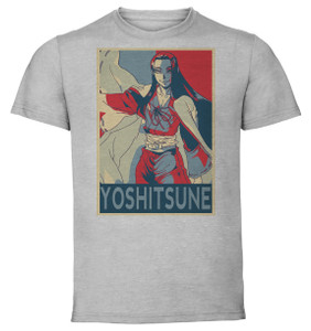 T-Shirt Unisex - Grey - Propaganda - Drifters - Minamoto no Yoshitsune