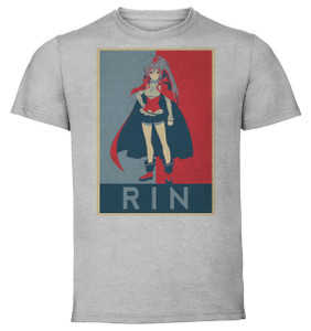 T-Shirt Unisex - Grey - Propaganda - Isekai Cheat Magician - Rin Azuma
