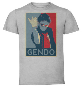 T-Shirt Unisex - Grey - Propaganda - Neon Genesis Evangelion - Meme - Salt Bae - Gendo Ikari