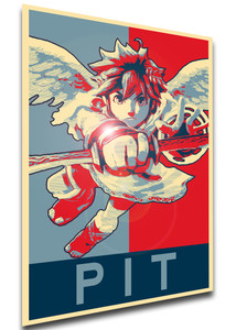 Poster - Propaganda - Smash Bros - Pit Kid Icarus Poster - Propaganda - Smash Bros - Pit Kid Icarus