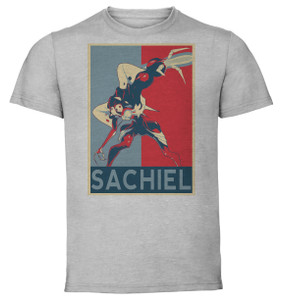 T-Shirt Unisex - Grey - Propaganda - Neon Genesis Evangelion - Sachiel T-Shirt Unisex - Grey - Propaganda - Neon Genesis Evangelion - Sachiel
