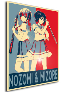 Poster - Propaganda - Liz to Aoitori - Liz and the Blue Bird - Mizore & Nozomi Poster - Propaganda - Liz to Aoitori - Liz and the Blue Bird - Mizore & Nozomi