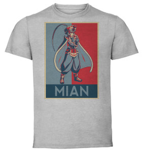 T-Shirt Unisex - Grey - Propaganda - Pixel Art - SNK Heroines - Muimui T-Shirt Unisex - Grey - Propaganda - Pixel Art - SNK Heroines - Muimui