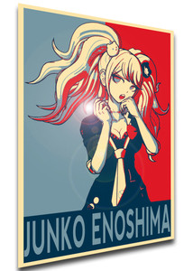 Poster - SA0250 - Propaganda - Danganronpa - Junko Enoshima Poster - SA0250 - Propaganda - Danganronpa - Junko Enoshima