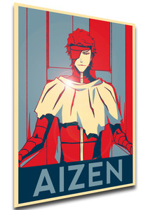 Poster - LL0378 - Propaganda - Bleach - Sosuke Aizen Variant 03 Poster - LL0378 - Propaganda - Bleach - Sosuke Aizen Variant 03