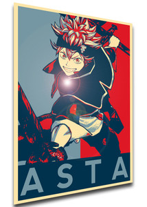 Poster - Propaganda - Black Clover - Asta Variant Poster - Propaganda - Black Clover - Asta Variant