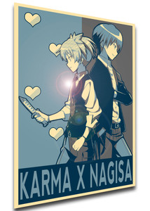 Poster - Propaganda Yaoi - Assassination Classroom - Karma x Nagisa Poster - Propaganda Yaoi - Assassination Classroom - Karma x Nagisa