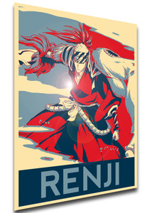 Poster - LL0404 - Propaganda - Bleach - Renji Abarai Variant