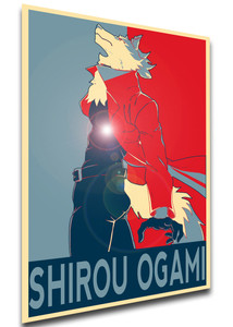 Poster - SA0406 - Propaganda - BNA Brand New Animal - Shirou Ogami Poster - SA0406 - Propaganda - BNA Brand New Animal - Shirou Ogami