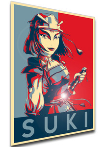 Poster - LL0125 - Propaganda - Avatar the Last Airbender - Kyoshi Warrior Suki Poster - LL0125 - Propaganda - Avatar the Last Airbender - Kyoshi Warrior Suki