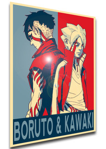 Poster - LL0431 - Propaganda - Boruto - Boruto & Kawaki Poster - LL0431 - Propaganda - Boruto - Boruto & Kawaki