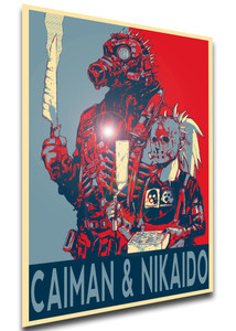 Poster - LL0460 - Propaganda - Dorohedoro - Caiman & Nikaido Poster - LL0460 - Propaganda - Dorohedoro - Caiman & Nikaido