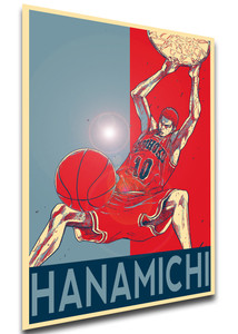 Poster - LL0476 - Propaganda - Slam Dunk - Hanamichi Sakuragi Variant
