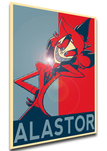 Poster - SA0440 - Propaganda - Hazbin Hotel - Alastor Poster - SA0440 - Propaganda - Hazbin Hotel - Alastor