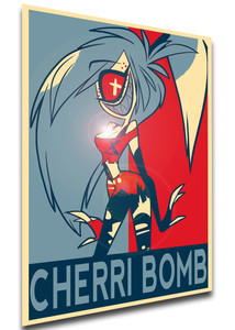 Poster - SA0443 - Propaganda - Hazbin Hotel - Cherri Bomb Poster - SA0443 - Propaganda - Hazbin Hotel - Cherri Bomb