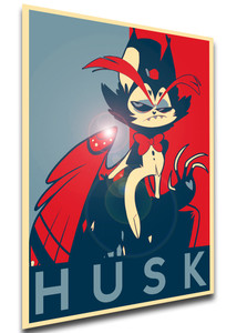 Poster - SA0444 - Propaganda - Hazbin Hotel - Husk Poster - SA0444 - Propaganda - Hazbin Hotel - Husk