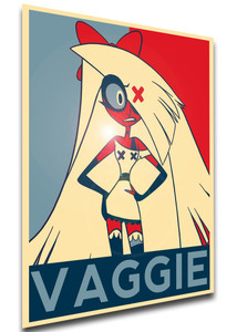 Poster - SA0448 - Propaganda - Hazbin Hotel - Vaggie Poster - SA0448 - Propaganda - Hazbin Hotel - Vaggie