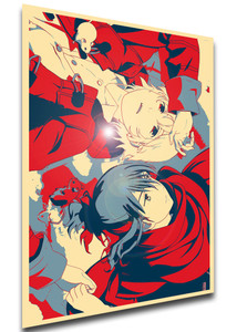 Poster - SA0461 - Propaganda Full - Number Six NO 6 - Characters Poster - SA0461 - Propaganda Full - Number Six NO 6 - Characters