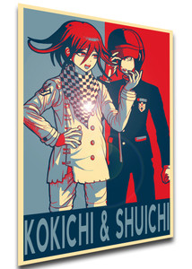 Poster - SA0502 - Propaganda - Danganronpa - Kokichi Ouma & Shuichi Saihara Poster - SA0502 - Propaganda - Danganronpa - Kokichi Ouma & Shuichi Saihara