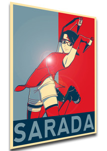 Poster - Propaganda - Boruto - Sarada Uchiha Variant 01 - SA0511 Poster - Propaganda - Boruto - Sarada Uchiha Variant 01 - SA0511