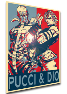 Poster - Propaganda - Jojo's Bizarre Adventure - Enrico Pucci & Dio Brando - SA0530 Poster - Propaganda - Jojo's Bizarre Adventure - Enrico Pucci & Dio Brando - SA0530