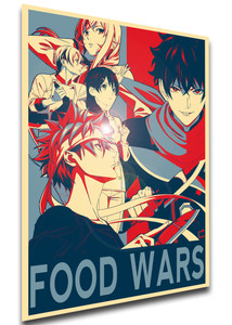 Poster - Propaganda - Food Wars - Fifth Plate - Characters Variant 01 SA0554 Poster - Propaganda - Food Wars - Fifth Plate - Characters Variant 01 SA0554