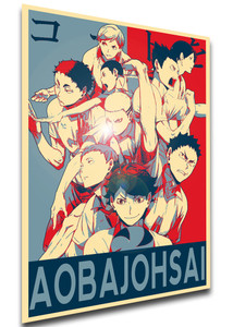 Poster - Propaganda - Haikyuu - Aobajohsai Team - Characters Variant 01 SA0563 Poster - Propaganda - Haikyuu - Aobajohsai Team - Characters Variant 01 SA0563