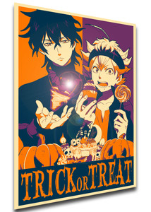 Poster - Propaganda Halloween - Trick or Treat - Black Clover - Asta & Yuno SA0566 Poster - Propaganda Halloween - Trick or Treat - Black Clover - Asta & Yuno SA0566