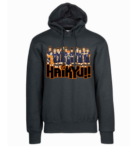 T-Shirt Hoodie Tank Top Black - Anime - Haikyuu - Karasuno Team