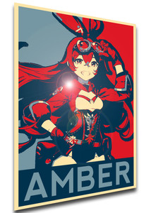 Poster - Propaganda - Genshin Impact - Amber SA0583