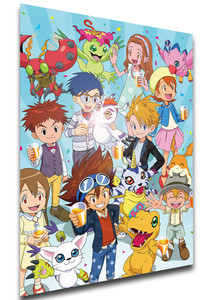 Poster - Anime - Locandina - Digimon - Characters SA0623