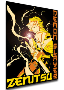 Poster - Japanese Style - Demon Slayer - Zenitsu Agatsuma - SA0634 Poster - Japanese Style - Demon Slayer - Zenitsu Agatsuma - SA0634