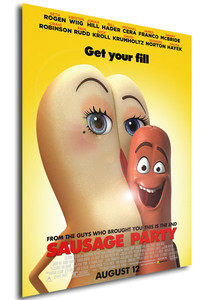 Poster - Locandina - Sausage Party A