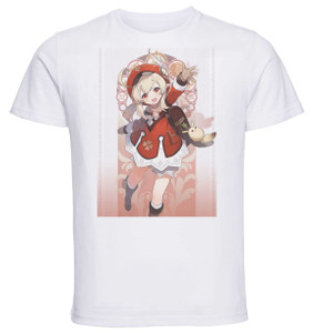 T-Shirt Unisex White - Videogame - Genshin Impact - Klee