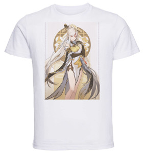 T-Shirt Unisex White - Videogame - Genshin Impact - Ningguang