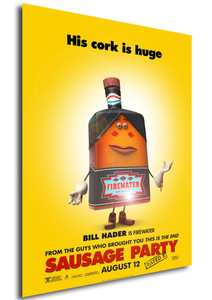 Poster - Locandina - Sausage Party J