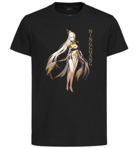 T-Shirt Unisex Black - Genshin Impact - Full Body Ningguang