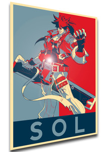 Poster Propaganda - Guilty Gear -STRIVE- Sol Badguy - LL2163