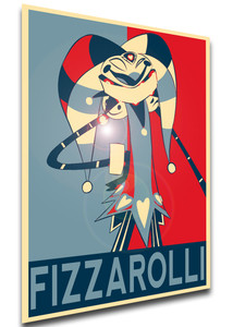 Poster Propaganda - Helluva Boss - Fizzarolli - LL1935 Poster Propaganda - Helluva Boss - Fizzarolli - LL1935