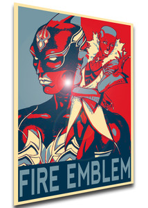 Poster Propaganda - Tiger & Bunny - Fire Emblem Nathan Seymour SA0753 Poster Propaganda - Tiger & Bunny - Fire Emblem Nathan Seymour SA0753